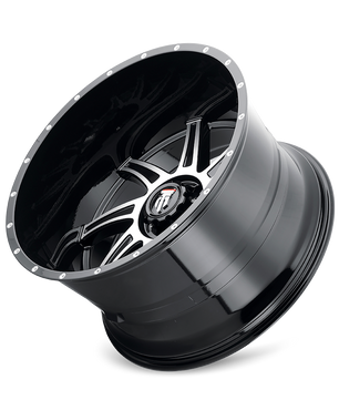 American Truxx VORTEX AT162 Gloss Black Machined