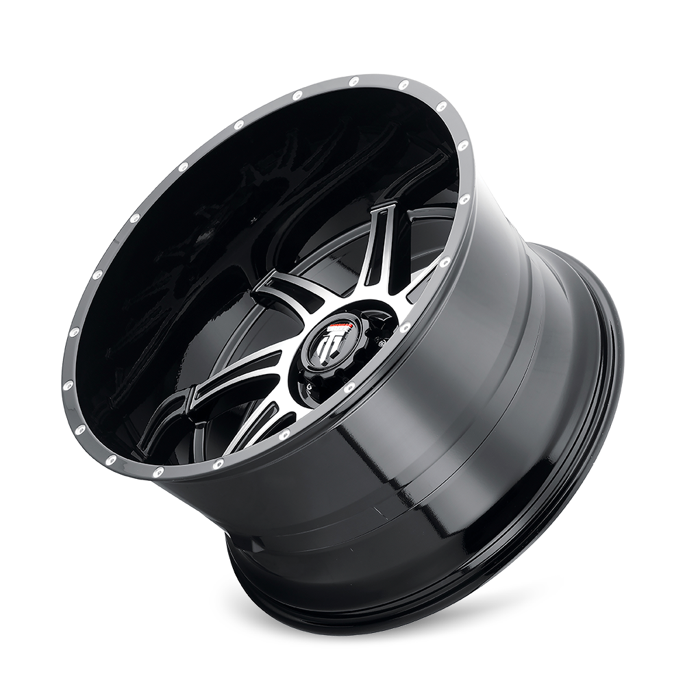 American Truxx VORTEX AT162 Gloss Black Machined
