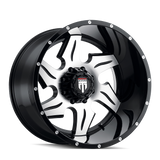 American Truxx NINJA AT163 Gloss Black Milled wheel