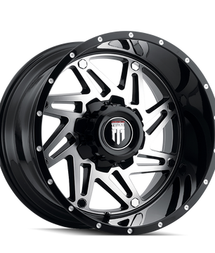 American Truxx WARRIOR AT165 Gloss Black Milled