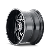 American Truxx WARRIOR AT165 Gloss Black Machined