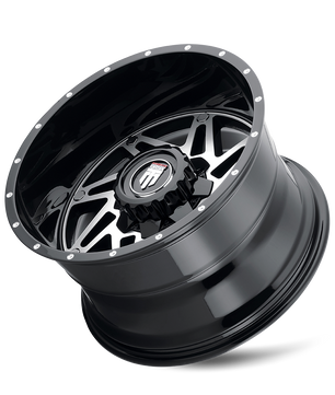 American Truxx WARRIOR AT165 Gloss Black Milled