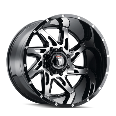 American Truxx SPYDER AT183 Gloss Black Machined wheel
