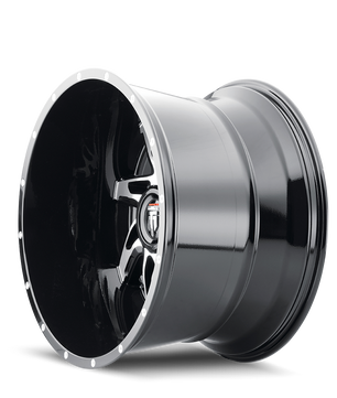 American Truxx SPYDER AT183 Gloss Black Machined