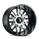 American Truxx DNA AT184 Gloss Black Machined wheel