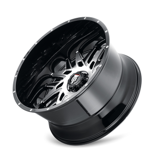 American Truxx DNA AT184 Gloss Black Machined