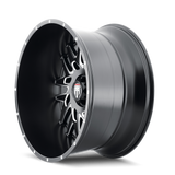 American Truxx DNA AT184 Satin Black Milled