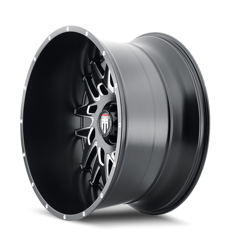 American Truxx DNA AT184 Satin Black Milled