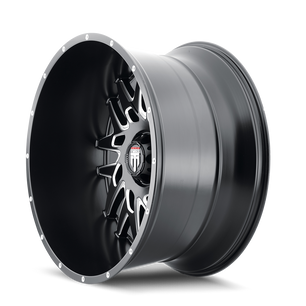 American Truxx DNA AT184 Satin Black Milled