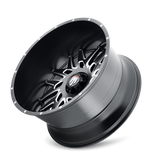 American Truxx DNA AT184 Satin Black Milled