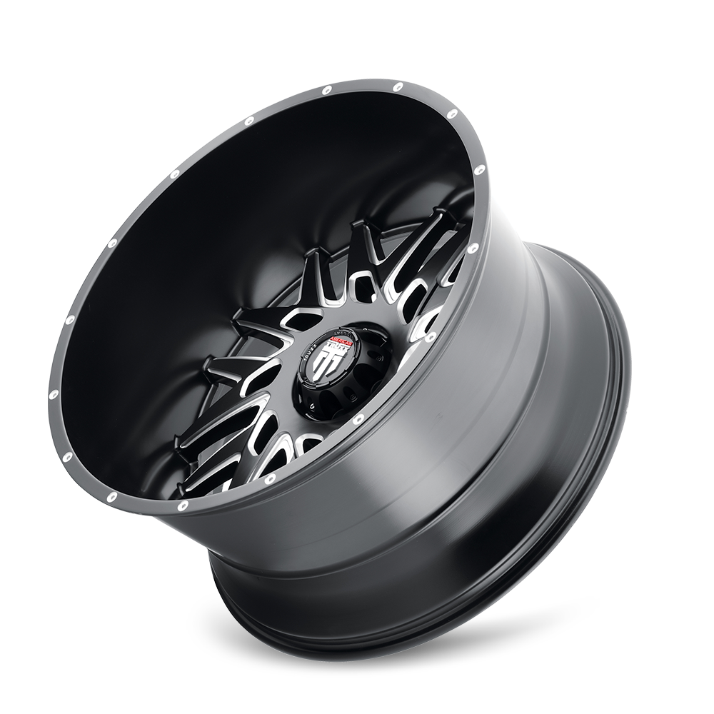 American Truxx DNA AT184 Satin Black Milled