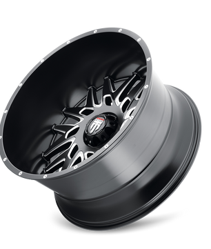 American Truxx DNA AT184 Satin Black Milled