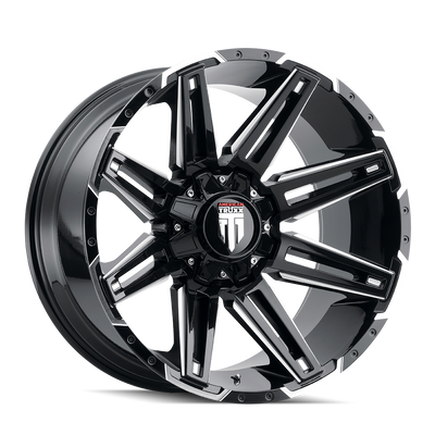 American Truxx BOOM AT1903 Gloss Black Milled wheel