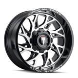 American Truxx DESTINY AT1913 Gloss Black Milled wheel
