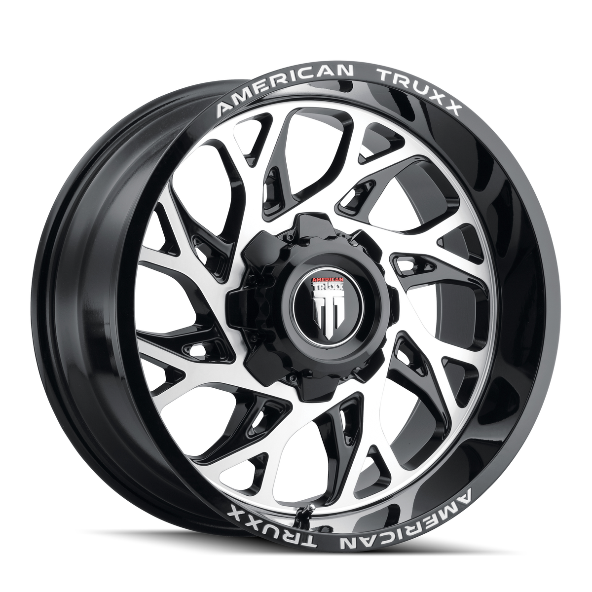 American Truxx DESTINY AT1913 Gloss Black Machined wheel