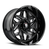 American Truxx EUPHORIA AT1914 Gloss Black Milled wheel