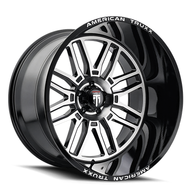 American Truxx RESTLESS AT1915 Gloss Black Milled wheel
