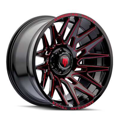 American Truxx EVOLUTION AT1919 Black Prizm Red wheel