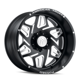 American Truxx ORION ATF1908 Matte Black Milled wheel