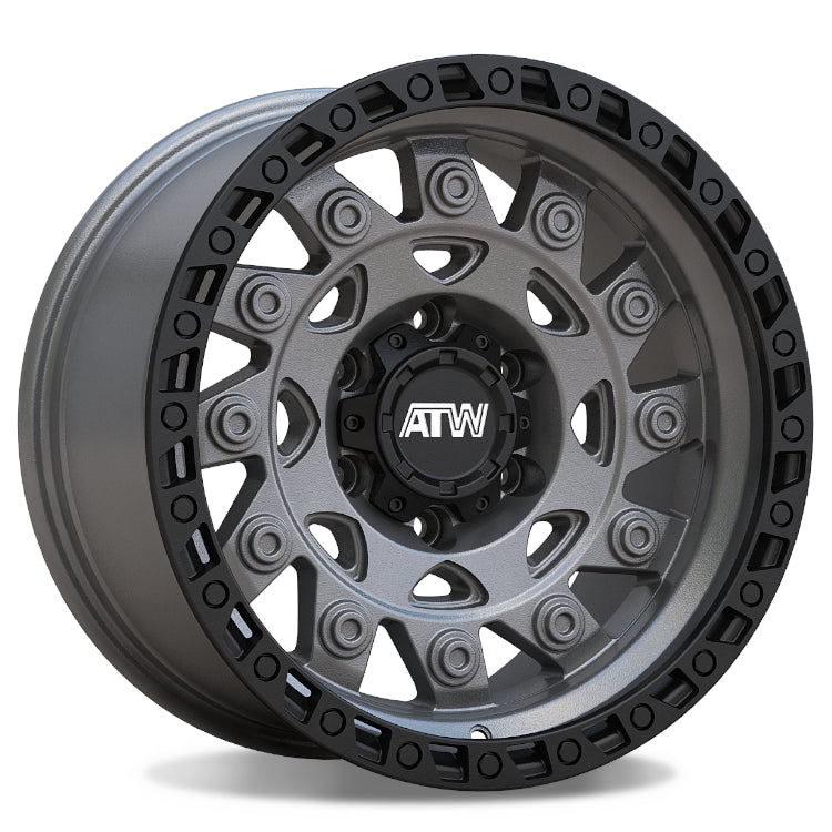 ATW Congo Satin Gunmetal with a Black Lip Wheel