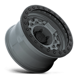 Black Rhino AVENGER BEADLOCK 17x8.5 0 Battleship Gray with Black Hardware   truck wheel