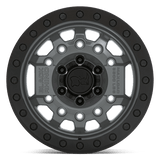 Black Rhino AVENGER BEADLOCK 17x8.5 0 Battleship Gray with Black Hardware   truck wheel