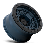 Black Rhino Avenger Beadlock 17x8.5 0 Navy Blue with a Black Real Beadlock   truck wheel