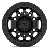 Black Rhino AVENGER BEADLOCK 17x8.5 -30 Matte Black with Black Hardware   truck wheel