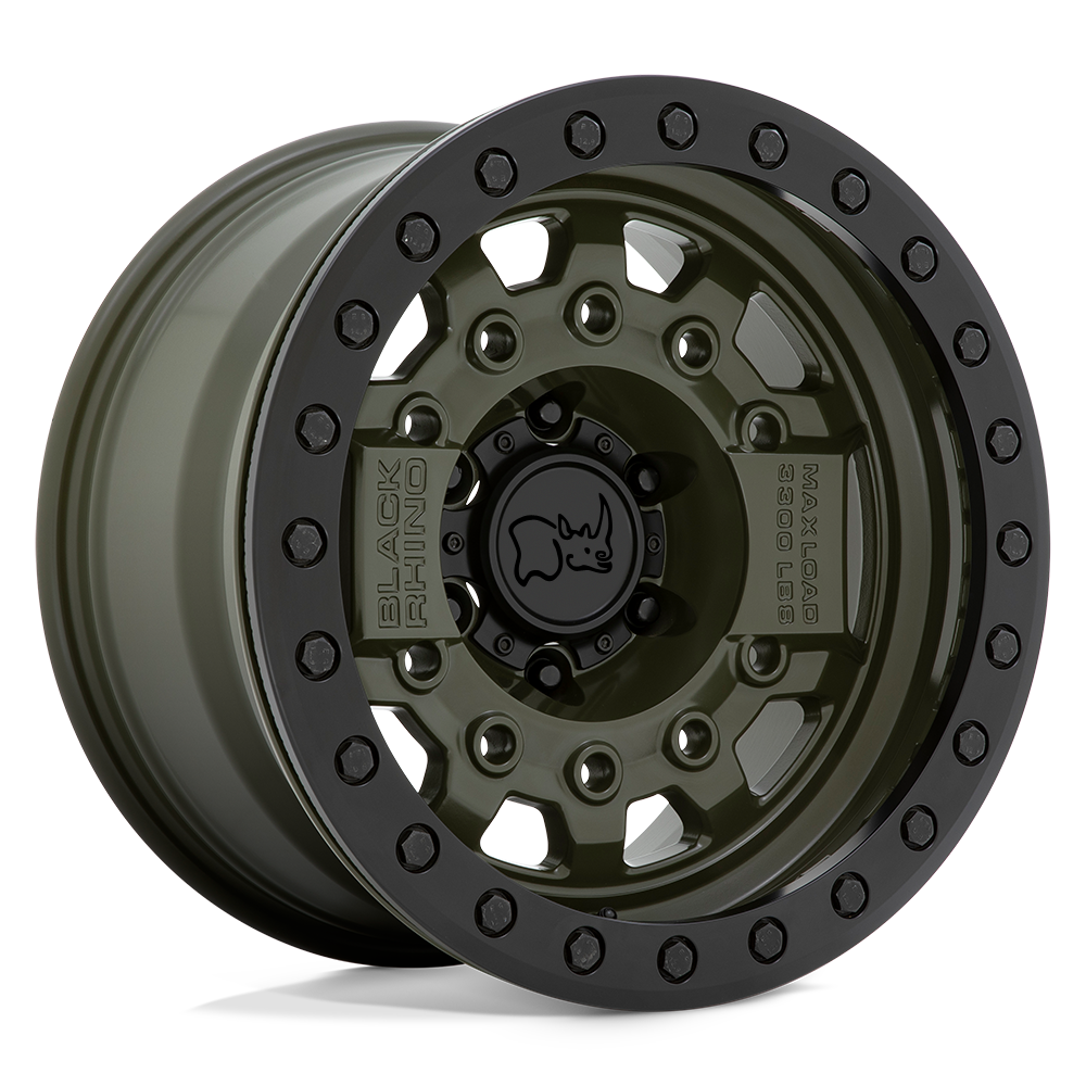 Black Rhino Avenger Beadlock Green wheel