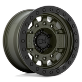 Black Rhino Avenger Beadlock Green wheel
