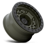 Black Rhino Avenger Beadlock 17x8.5 0 Olive Drab Green with a Black Real Beadlock   truck wheel