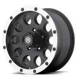 ATX Series AX186 SLOT 16x8 0mm Satin Black With Machined Face