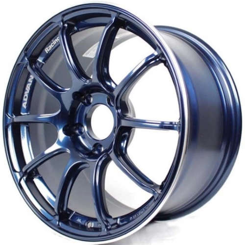 Advan Racing RZII Racing Indigo Blue with a Machined Outer Lip Ring
