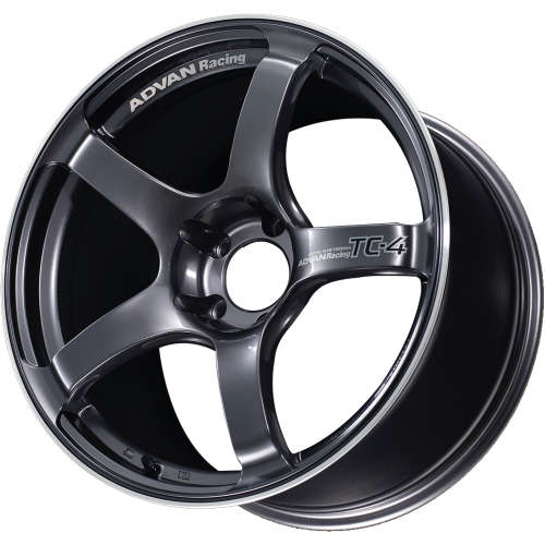 Advan Racing TC4 Racing Gunmetallic with a Machined Outer Lip Ring