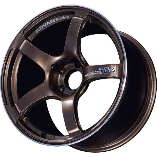 Advan Racing TC4 Racing Umber Bronze with a Machined Outer Lip Ring
