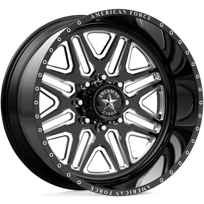 American Force Addict SS Black Milled wheel