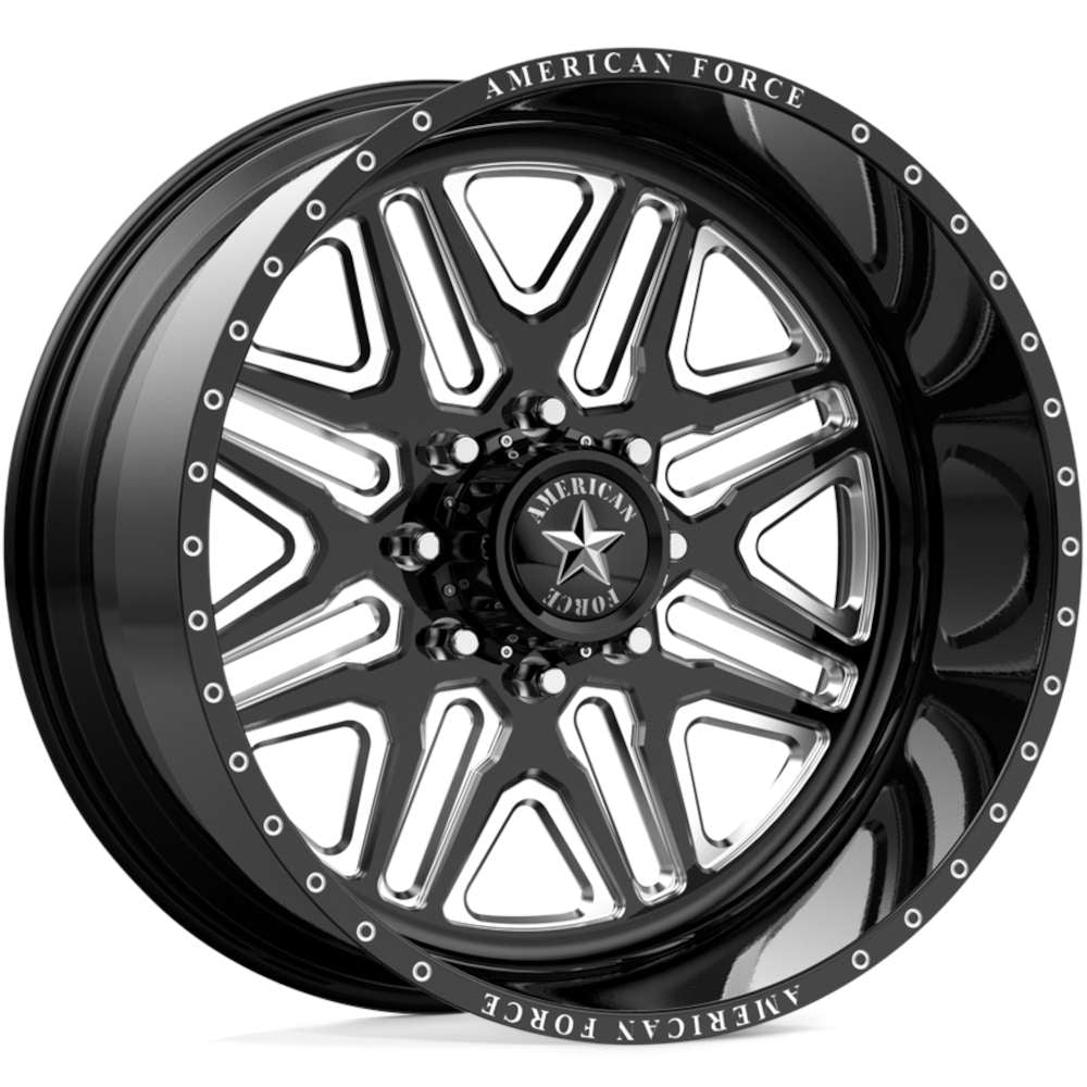 American Force Addict SS Black Milled wheel