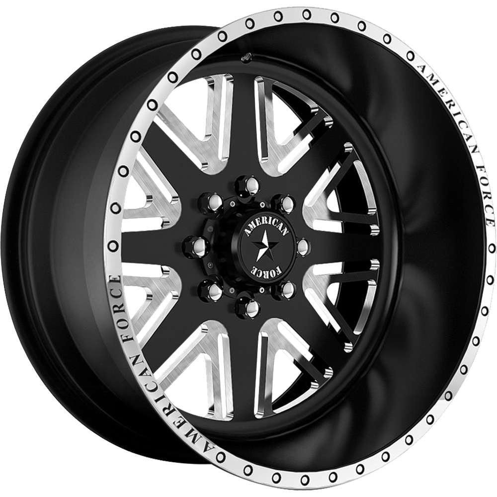 American Force Ambush SF Black Machined wheel
