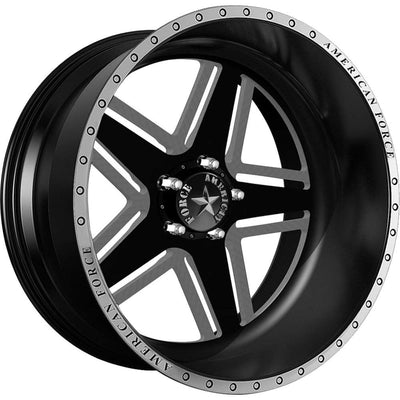 American Force Ambush SF Black Machined wheel