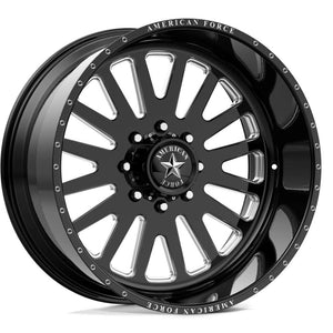 American Force Atom SS Black Milled wheel