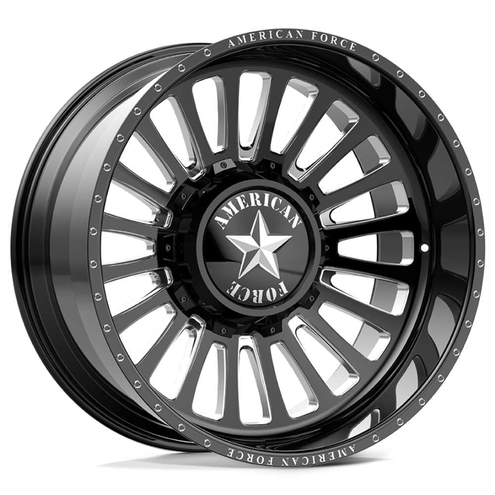 American Force Bane DC Black Milled wheel