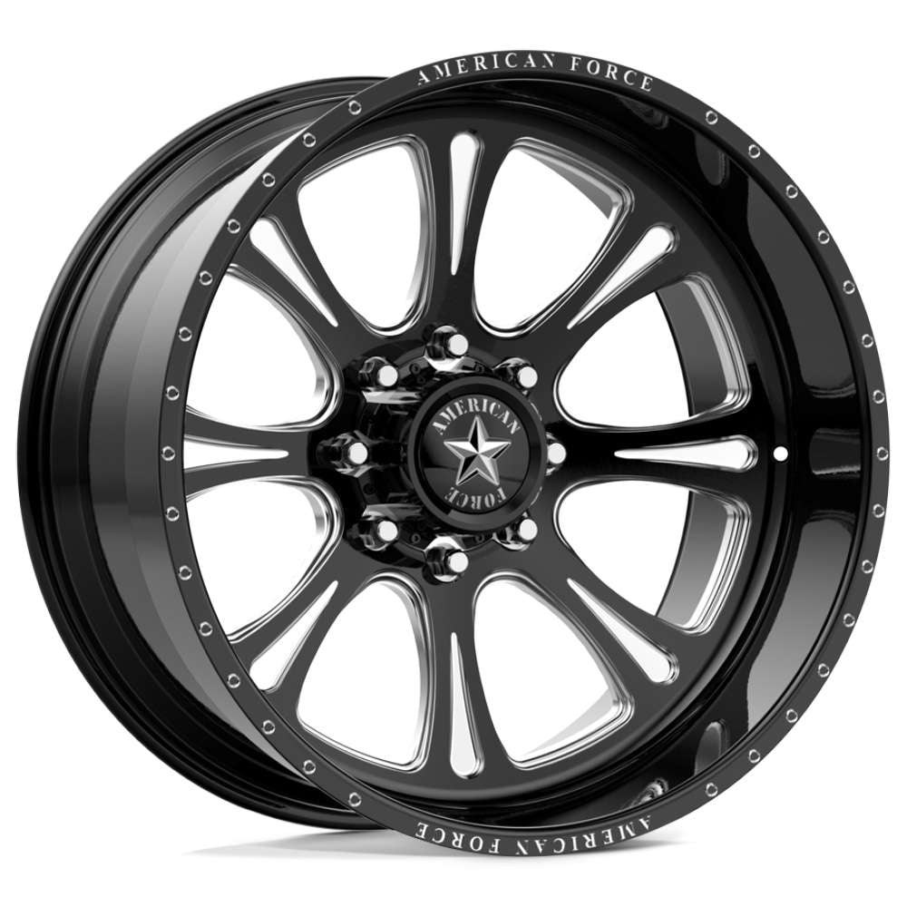 American Force Cerberus CC Black Milled wheel