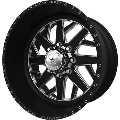 American Force Clipper SF Black Machined wheel