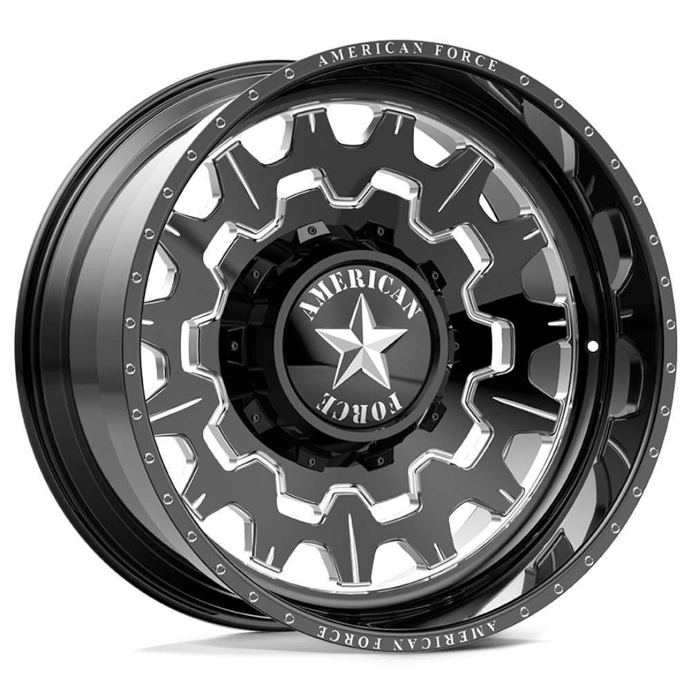 American Force Cloak DC Black Milled wheel