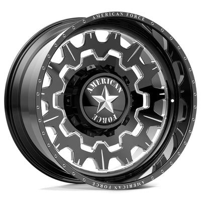 American Force Cloak DC Black Milled wheel