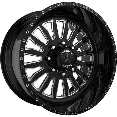American Force Data SS Black Machined wheel