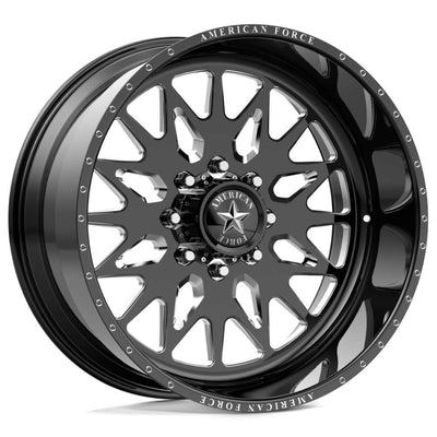 American Force Deny SS Black Milled wheel