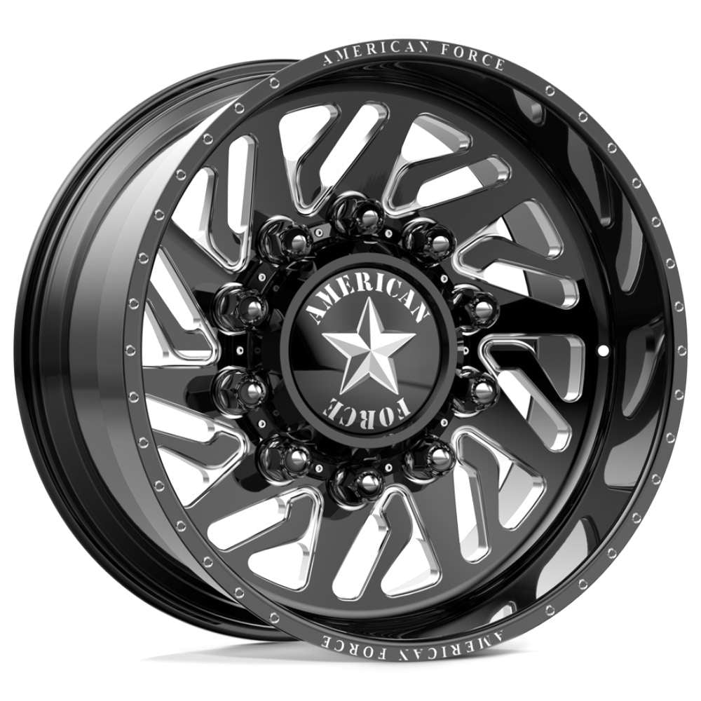 American Force Derange CCSD Black Milled wheel