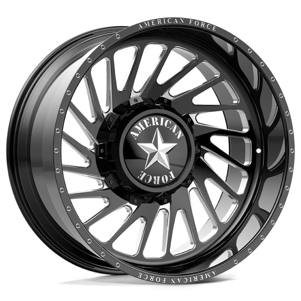 American Force Dynamo DC Black Milled wheel
