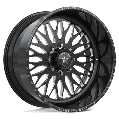 American Force Extort SS Black Milled wheel